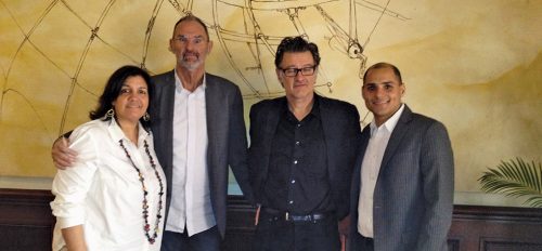 Carmen Ortega, Thom Mayne, Jean-Philippe Vassal y Alex Martínez